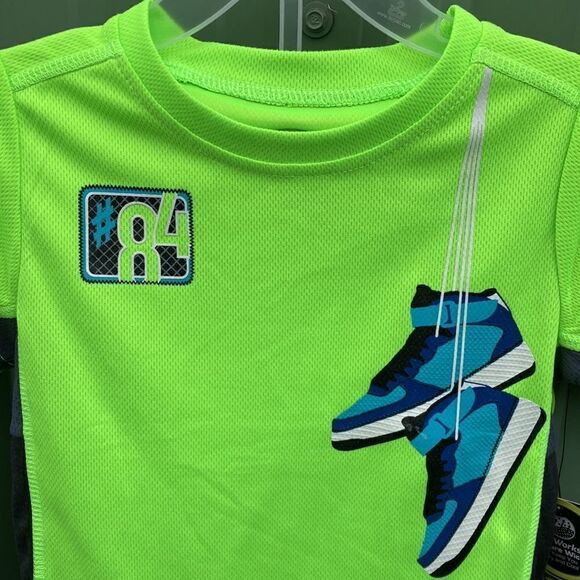 Toddler Boys Active Lightweight Breathable T-Shirt & Shorts 2, 2-pc Sets Size 3T - Picture 3 of 7